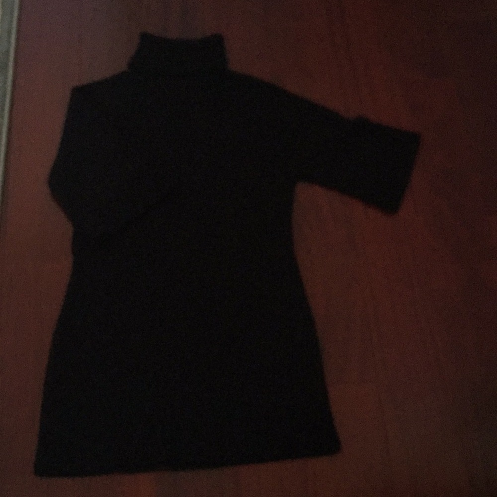 Juniors Black Turtleneck Sweater